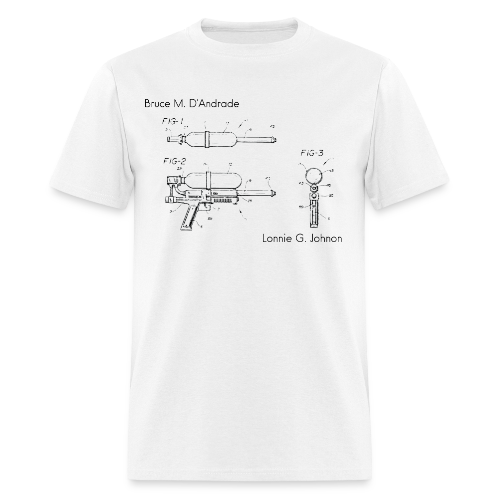 Bruce M. D'Andrade & Lonnie G. Johnson - Pinch Trigger Pump Water Gun Patent - white