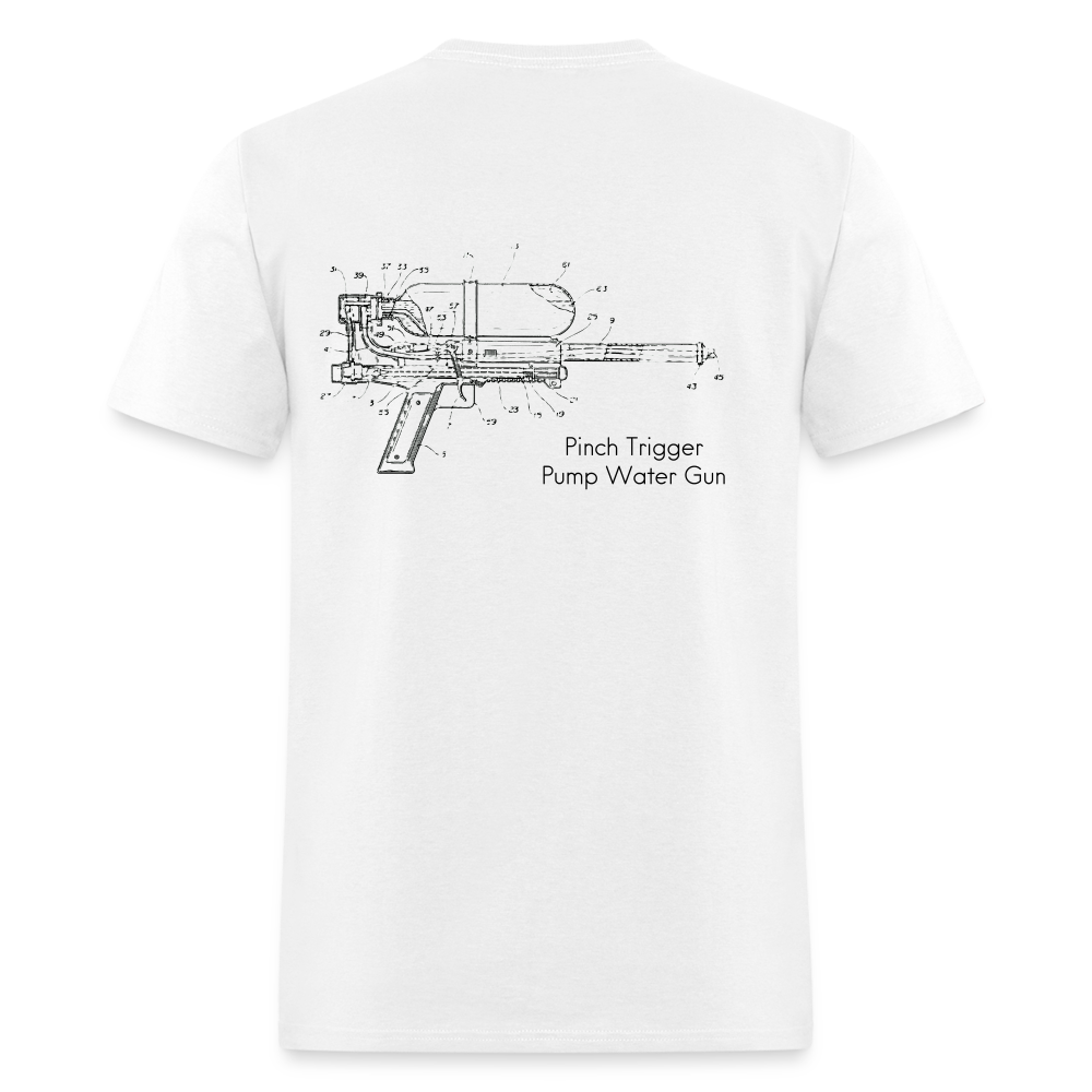 Bruce M. D'Andrade & Lonnie G. Johnson - Pinch Trigger Pump Water Gun Patent - white