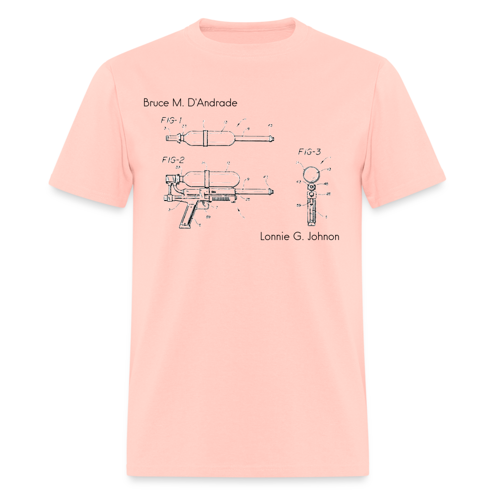 Bruce M. D'Andrade & Lonnie G. Johnson - Pinch Trigger Pump Water Gun Patent - blush pink 