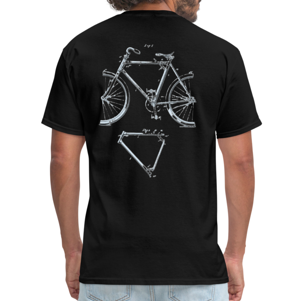 Isaac R. Johnson -  Folding Bicycle Frame Patent - black