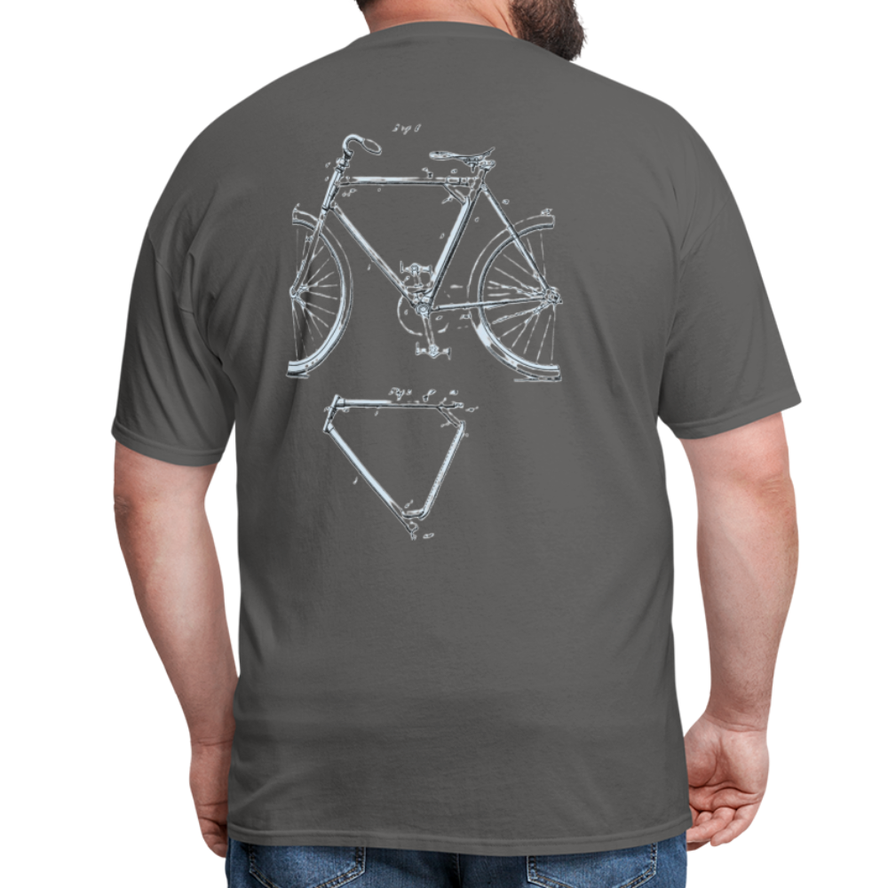 Isaac R. Johnson -  Folding Bicycle Frame Patent - charcoal