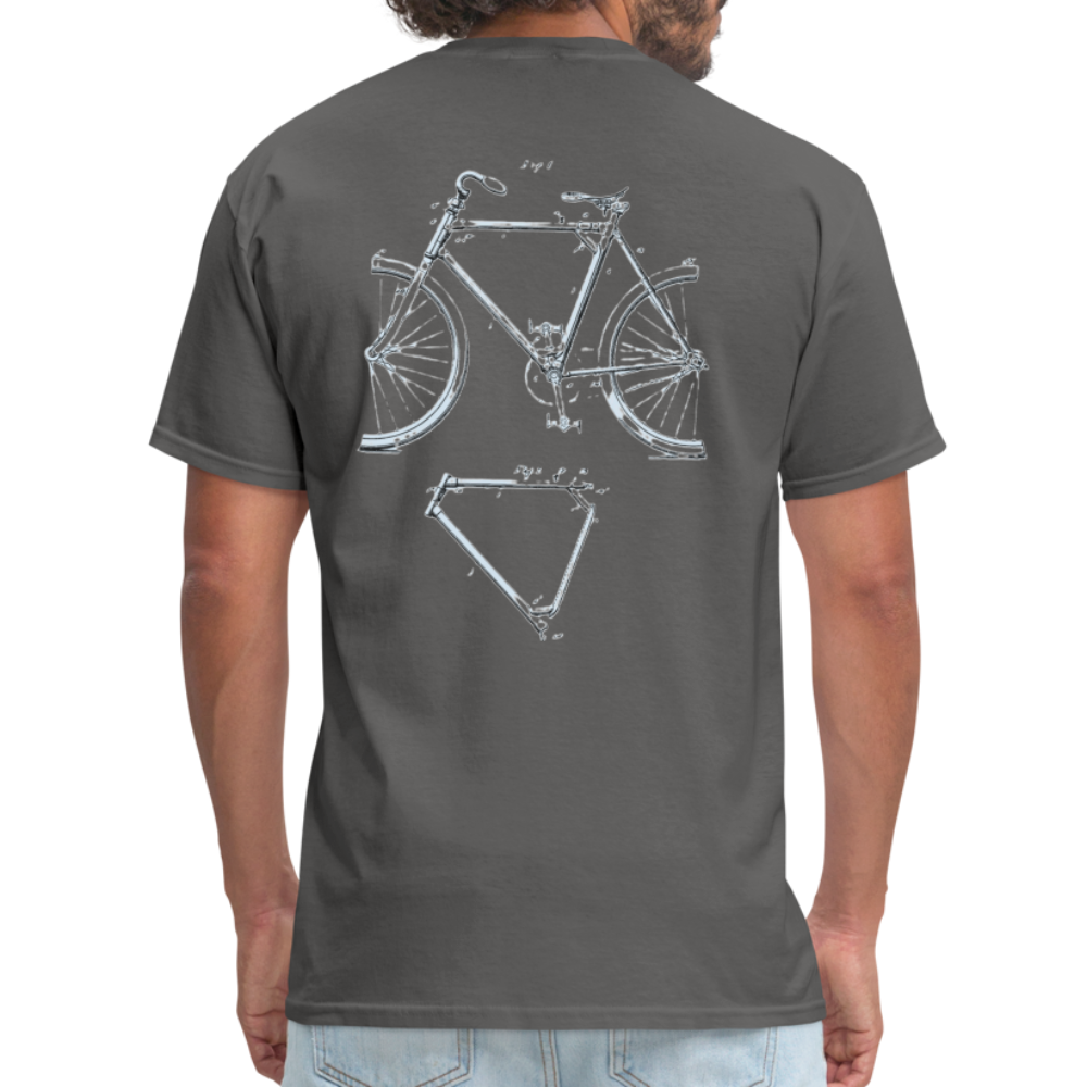 Isaac R. Johnson -  Folding Bicycle Frame Patent - charcoal