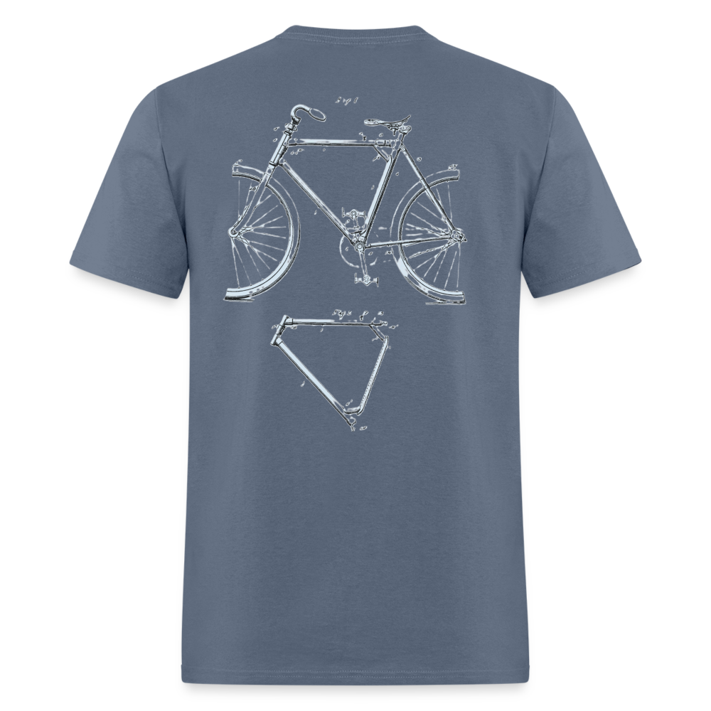 Isaac R. Johnson -  Folding Bicycle Frame Patent - denim