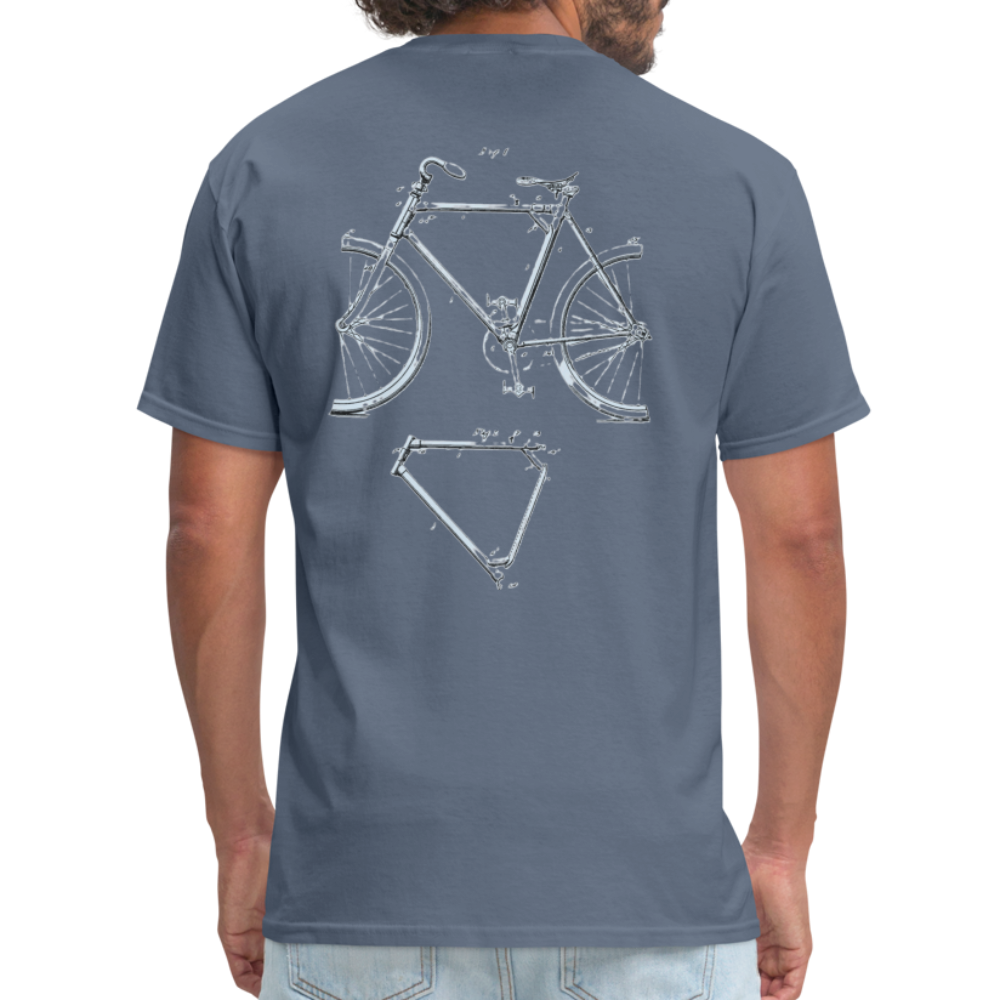 Isaac R. Johnson -  Folding Bicycle Frame Patent - denim